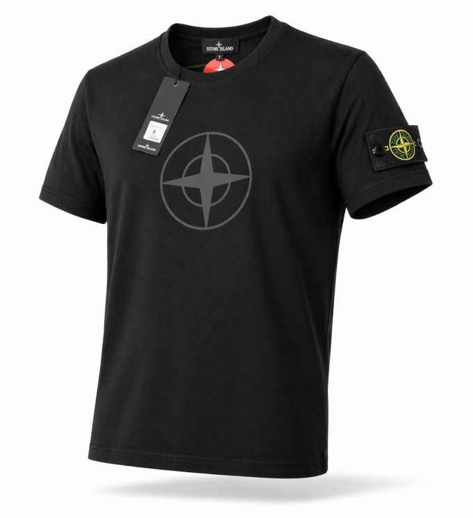 Футболка чоловіча "Stone Island" комбінований (р: S-2XL) в упаковці 5 шт. №385072 - AlexClothes SER2276