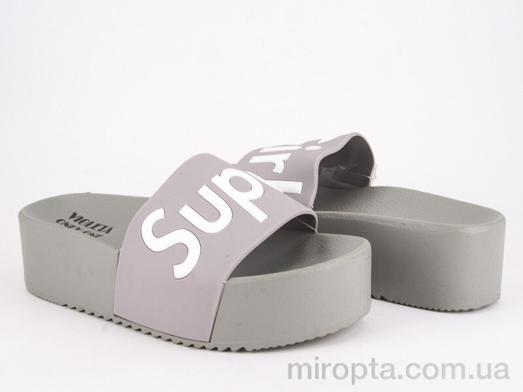 Шльопанці 8-306 grey р: 36-41, в упаковці: 8 пар, купити тільки гуртом - 490726