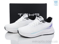 Кросівки 009 white-l.purple р: 36-41, в упаковці: 8 пар, купити тільки гуртом