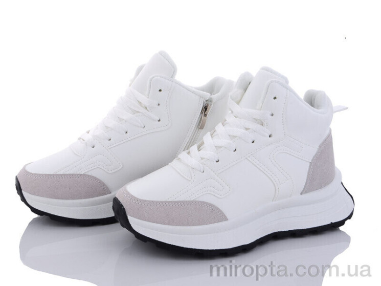 Черевики 149-29 white р: 36-41, в упаковці: 8 пар, купити тільки гуртом - 890730