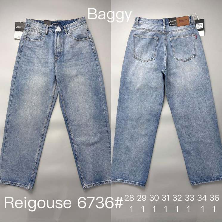 Джинси чоловічі м. 6736 (р:28-36) в упаковці 8 штук №761522 - DashaDzins 3360