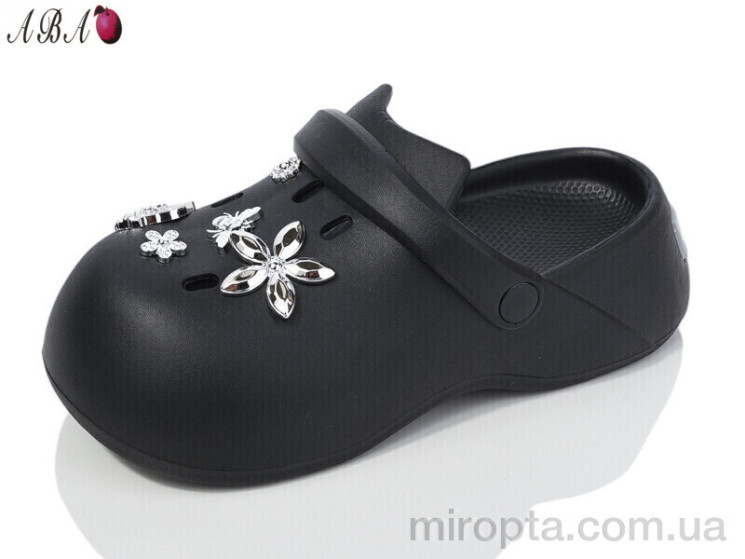 Крокси QQ4ABA9 black р: 36-41, в упаковці: 6 пар, купити тільки гуртом - 979964
