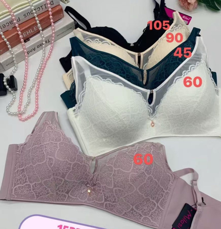 Бюстгальтер жіночий без кісточок, комбінований, м.1523, р. E, 5 кольорів, в упаковці 6 штук №333910 - Belio HR1840