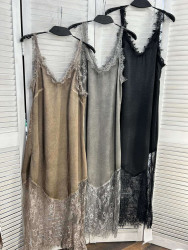 Сукня жіноча, шовк-жатка (р: one size) 3 кольори, в упаковці 5 шт. №385995