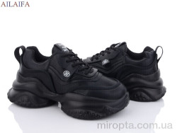 Кросівки 8112 all black піна р: 36-41, в упаковці: 6 пар, купити тільки гуртом