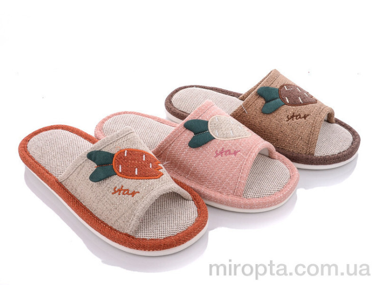 Капці L105 mix р: 36-41, в упаковці: 12 пар, купити тільки гуртом - 730992