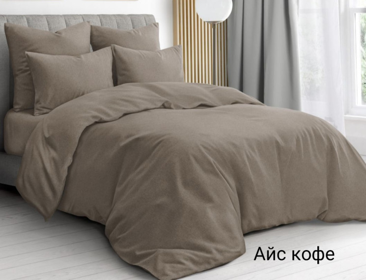 Комплект постільної білизни, бязь, м. Айс кофе (розмір: двоспальний максі/нестандарт) №333972 - Palma RZ3641
