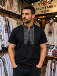 Футболка чоловіча, бавовна (Розмір: S-2XL), в упаковці 5 штук №343904