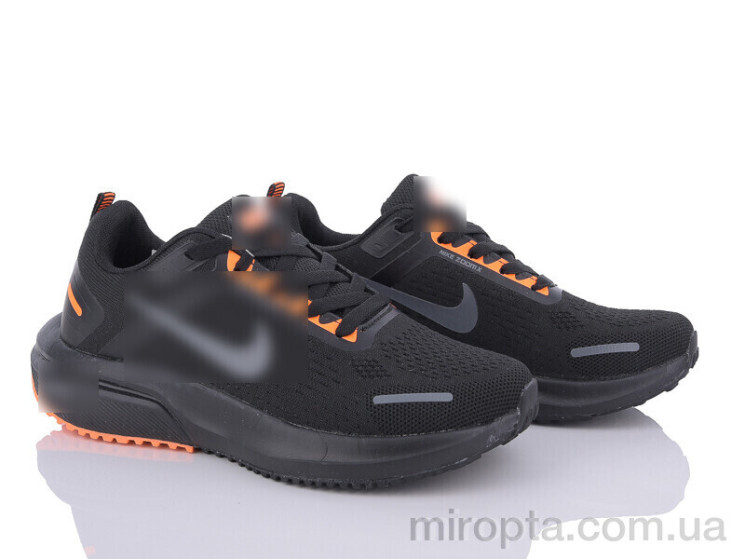 Кросівки S12(N215) black-orange р: 40-44, в упаковці: 8 пар, купити тільки гуртом - 744828