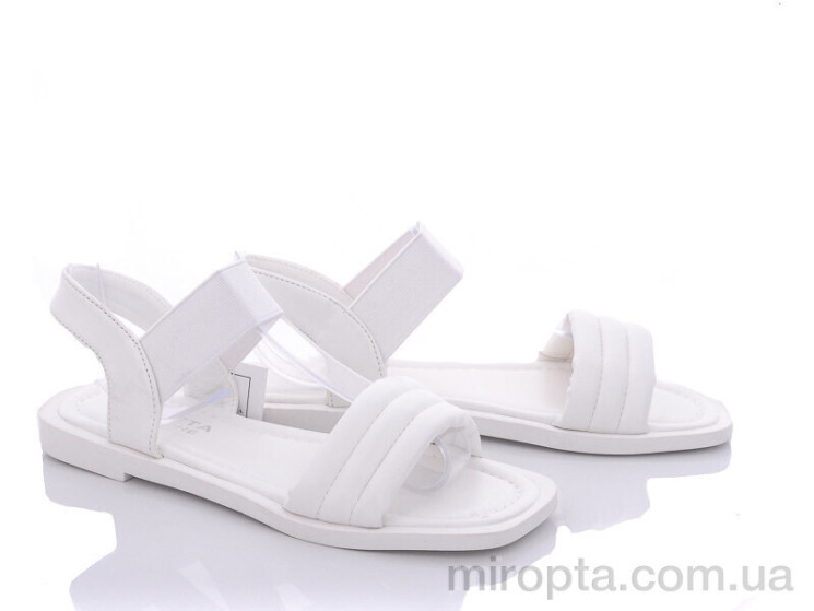 Босоніжки 197-127 white р: 36-41, в упаковці: 8 пар, купити тільки гуртом - 758435