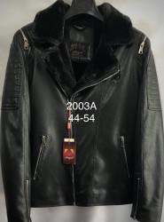 Куртка зимова чоловіча, шкірзамінник, хутро "2003A" (р. 44-54) в упаковці 6 шт. №359111