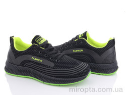 Кросівки 197-144 black-green р: 40-45, в упаковці: 8 пар, купити тільки гуртом