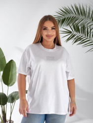 Футболка жіноча, трикотаж, м. 4040 (р: 52-54, 56-58) №711691