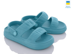 Жіночі босоніжки Даго Ж248 бірюзового кольору, р: 36-41, пар в яшику: 8 шт.