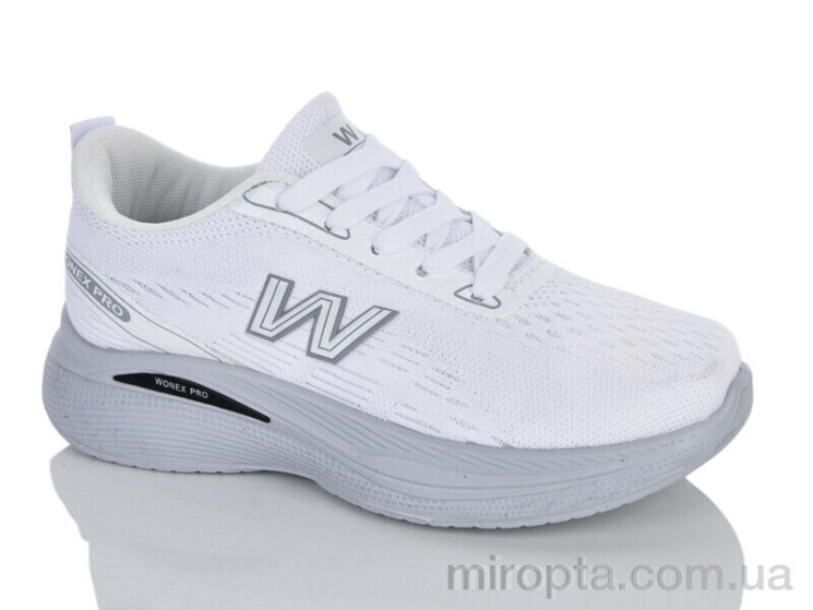 Кросівки 45-402 white р: 36-41, в упаковці: 8 пар, купити тільки гуртом - 1189574