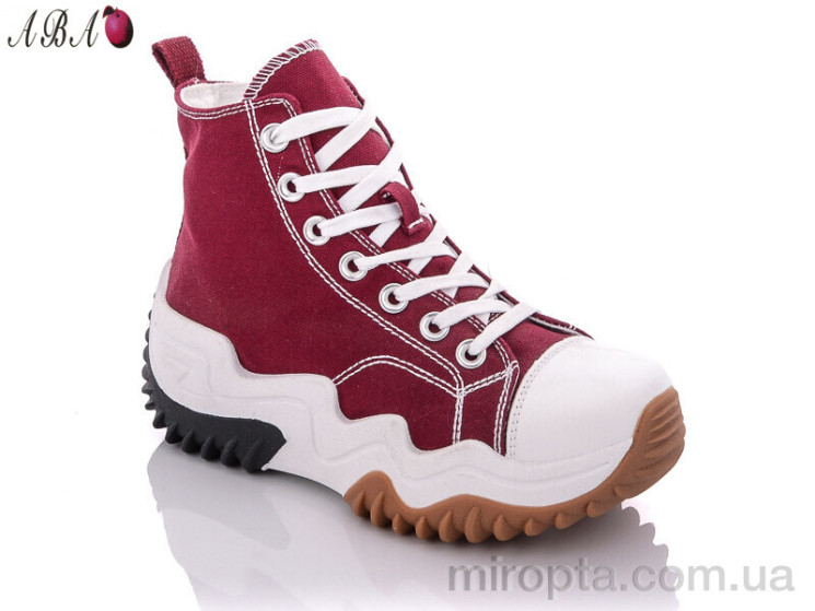 Кросівки BK71 bordo р: 36-41, в упаковці: 8 пар, купити тільки гуртом - 761436