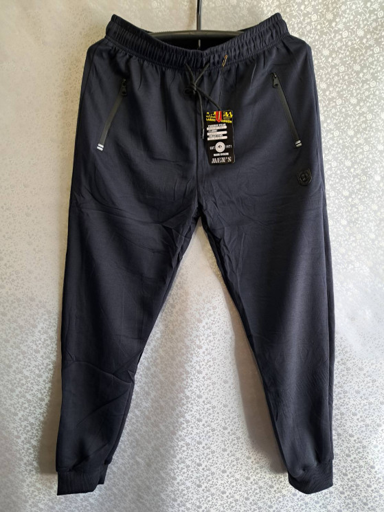 Спортивні штани чоловічі, трикотаж, м.2819 (Розмір: M-3XL ), 3 кольори, в упаковці 5 штук №343335 - 