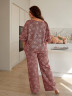 Костюм жіночий "Троянди", турецький софт трикотаж м. №4409-107 (р: 50-52, 54-56) №807047 - 