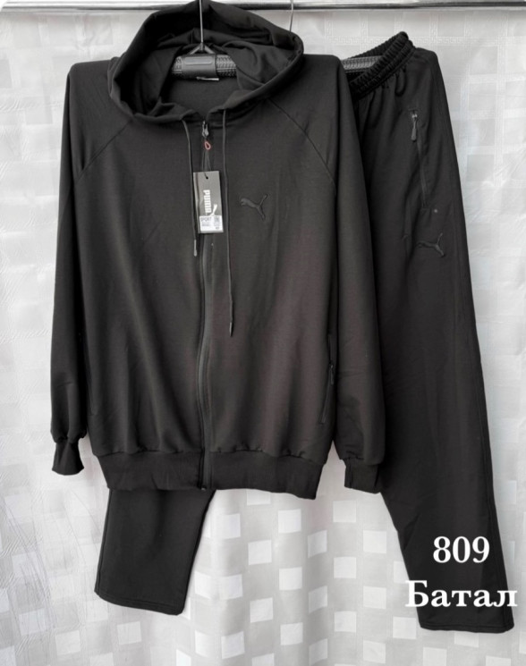 Спортивний костюм чоловічий, двунитка, м.809 (Розмір: 56-64), в упаковці 5 штук №341220 - 