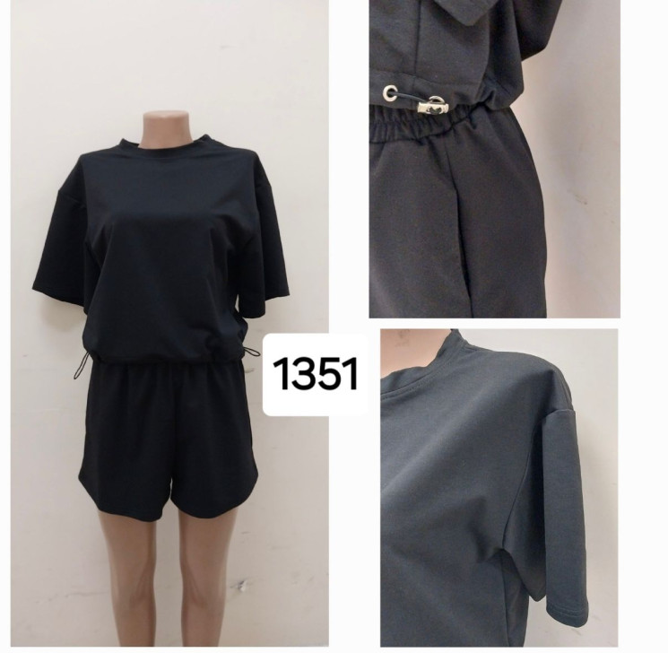 Костюм жіночий двохнитка турецька м.1351 (р: 42-48) 3 кольора в упаковці 4 штуки №762792 - Amok SE666