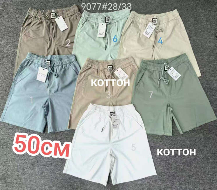 Джинсові шорти жіночі, джинс котон, м.9078 (розмір: 28-33 ), 7 кольорів, в упаковці 6 штук №344691 - Vanda SE1013