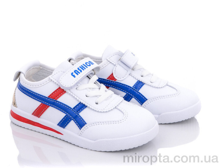 Кросівки Y67-A02 white-blue р: 26-31, в упаковці: 6 пар, купити тільки гуртом - 714499