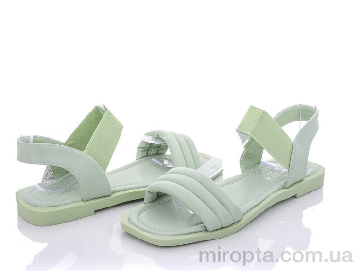 Босоніжки 197-127 green р: 36-41, в упаковці: 8 пар, купити тільки гуртом - 758436