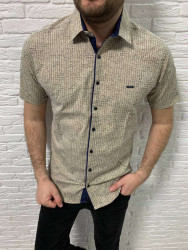 Сорочка No Brand р M-3XL Чоловіча S1134 beige