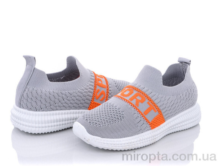 Кросівки 45-93 grey р: 31-36, в упаковці: 8 пар, купити тільки гуртом - 763938