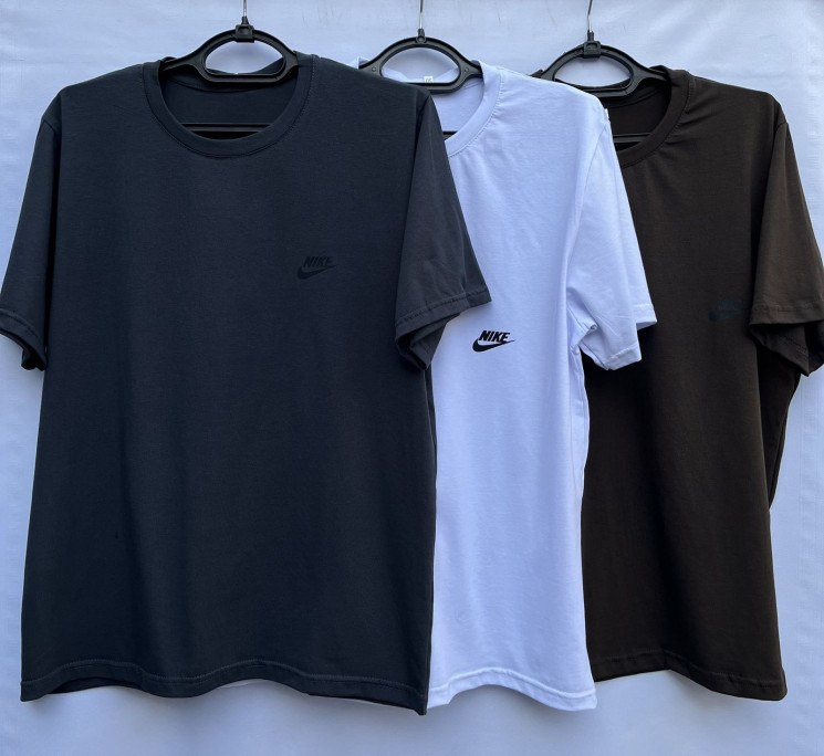 Футболка чоловіча  Nike  (Розмір: 46-54)  3 кольора в упаковці 5 штук  №763027 - Dakota