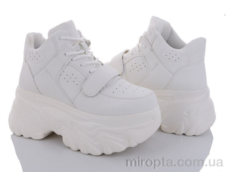 Черевики 197-158 white р: 36-41, в упаковці: 8 пар, купити тільки гуртом - 890734