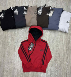 Худі дитяче Adidas "324-1" двохнитка (р: 4-8 років) 7 кольорів, в упаковці 5 шт. №388603