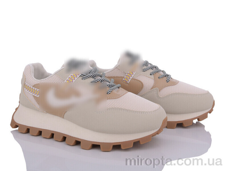 Кросівки 81-3(81-32) beige р: 36-41, в упаковці: 8 пар, купити тільки гуртом - 916073