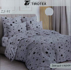 Комплект постільної білизни, бавовна (р: євро середній) №751156