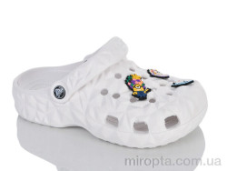 Крокси 8-506 white р: 36-41, в упаковці: 12 пар, купити тільки гуртом