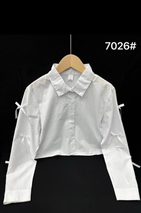 Блузка дитяча, котон, м.7026 (р. 130-170 ), в упаковці 5 штук №346416 - 