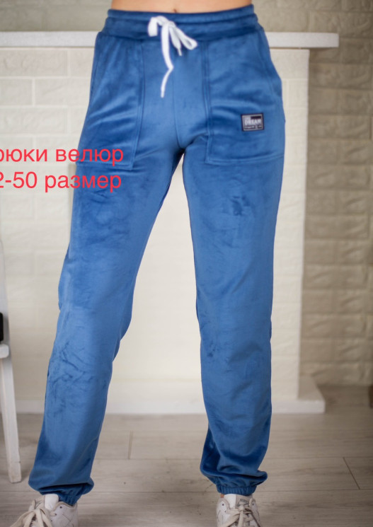 Штани жіночі, велюр (р: 42-50) 6 кольорів, в упаковці 5 шт. №600826 - Mixmoda SER1772