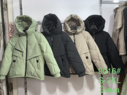 Куртка жіноча зимова 9016 синтепон(Р: S-2XL) 4 кол. 5 шт в упаковці №301712
