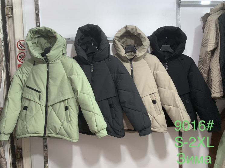 Куртка жіноча зимова 9016 синтепон(Р: S-2XL) 4 кол. 5 шт в упаковці №301712 - 