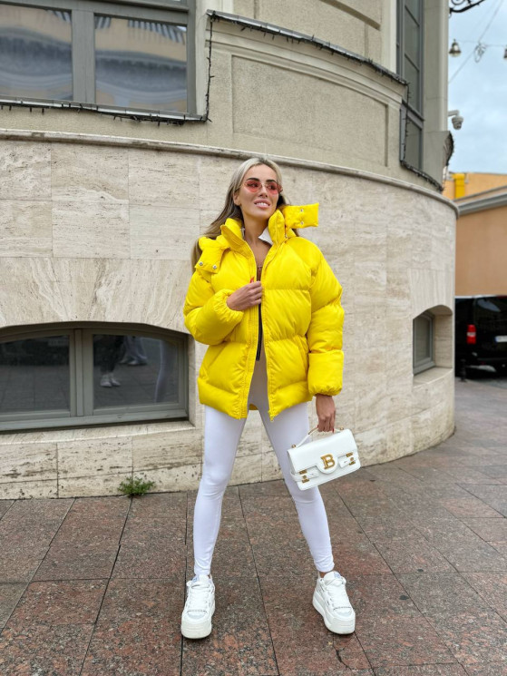Пуховик жіночий, плащівка матова Gloria, наповнювач - набивний аеропух щільний м. М465 (р: 42-46, 48-50, 52-54) №803565 - 