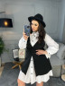 Комплект жіночий "двійка" (сукня - сорочка + сарафан), сукня - котон, сарафан - дайвінг м. 3276 (р: 42-44, 46-48, 50-52) №826765 - 