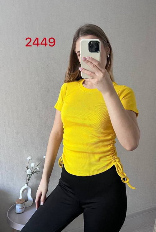 Футболка жіноча, котон, м.2449 (р. 42-46 ), мікс кольорів, в упаковці 3 штуки №343672 - Korona UG 4477