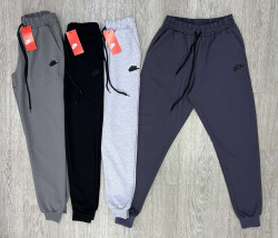 Спортивні штани дитячі Nike "249-3" двохнитка, пеньє (р: 13-17 років) 4 кольори, в упаковці 5 шт. №364391
