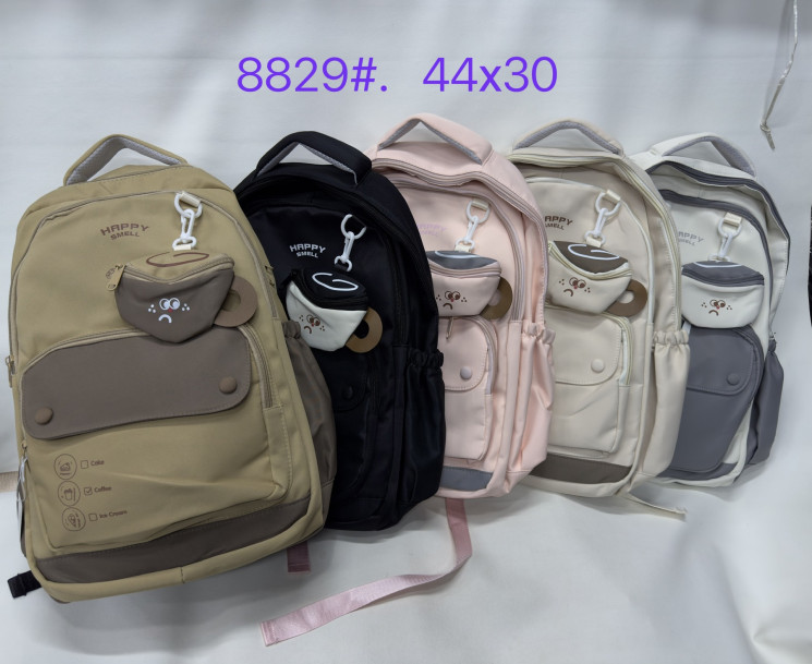 Рюкзак дитячий "8829" текстиль (р: 44*30см) 5 кольорів №388302 - Bagfons 3604-3605