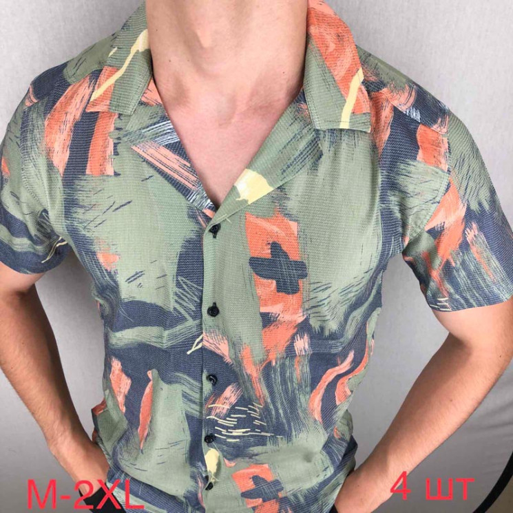 Сорочка Paul Semih р M-2XL Чоловіча Q0025 khaki - Nadiyka BG/PO2161-2162