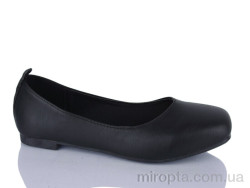 Балетки Prime KT-002 black р: 37-40, в упаковці: 8 пар, купити тільки гуртом