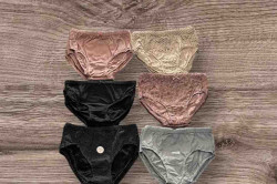 Труси жіночі, котон (р. 14XL ), 6 кольорів, в упаковці 12 шт. №336910