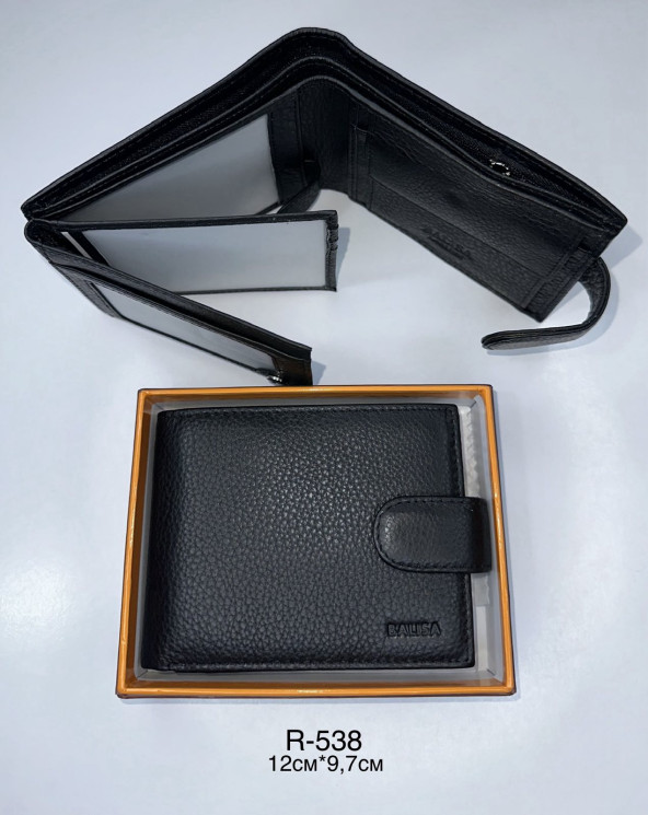 Гаманець чоловічий натуральна шкіра магніт м.R538 (р.12 см*9,7 см) №758679 - Balisa 302