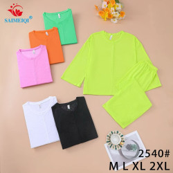 Піжама жіноча  м.2540  (р.M-2XL)  6 кольорів  в упаковці 4 штуки №752450