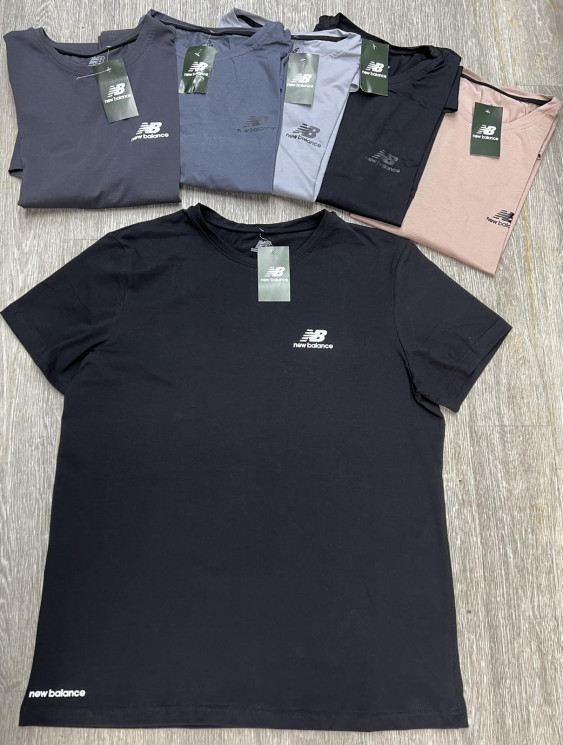 Футболка чоловіча NB "71" кулір, пеньє (р: 3XL-7XL) 6 кольорів, в упаковці 5 шт. №385086 - Spider